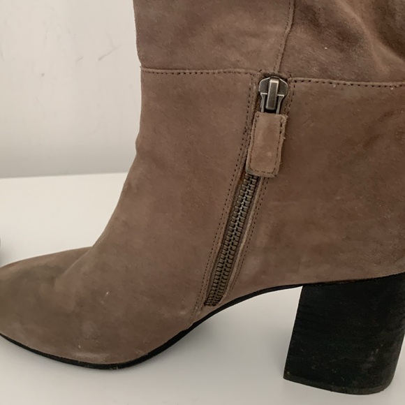 Eileen Fisher Cinch Suede Block Heel Sock Boots Women’s Size 8 - Picture 6 of 12